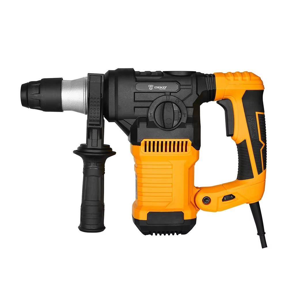DEKO DKRH32LD15 220V Multifunctional Impact Rotary Hammer 1500W For Woodworking DIY Electric Demolition Hammer Drill Power Tools