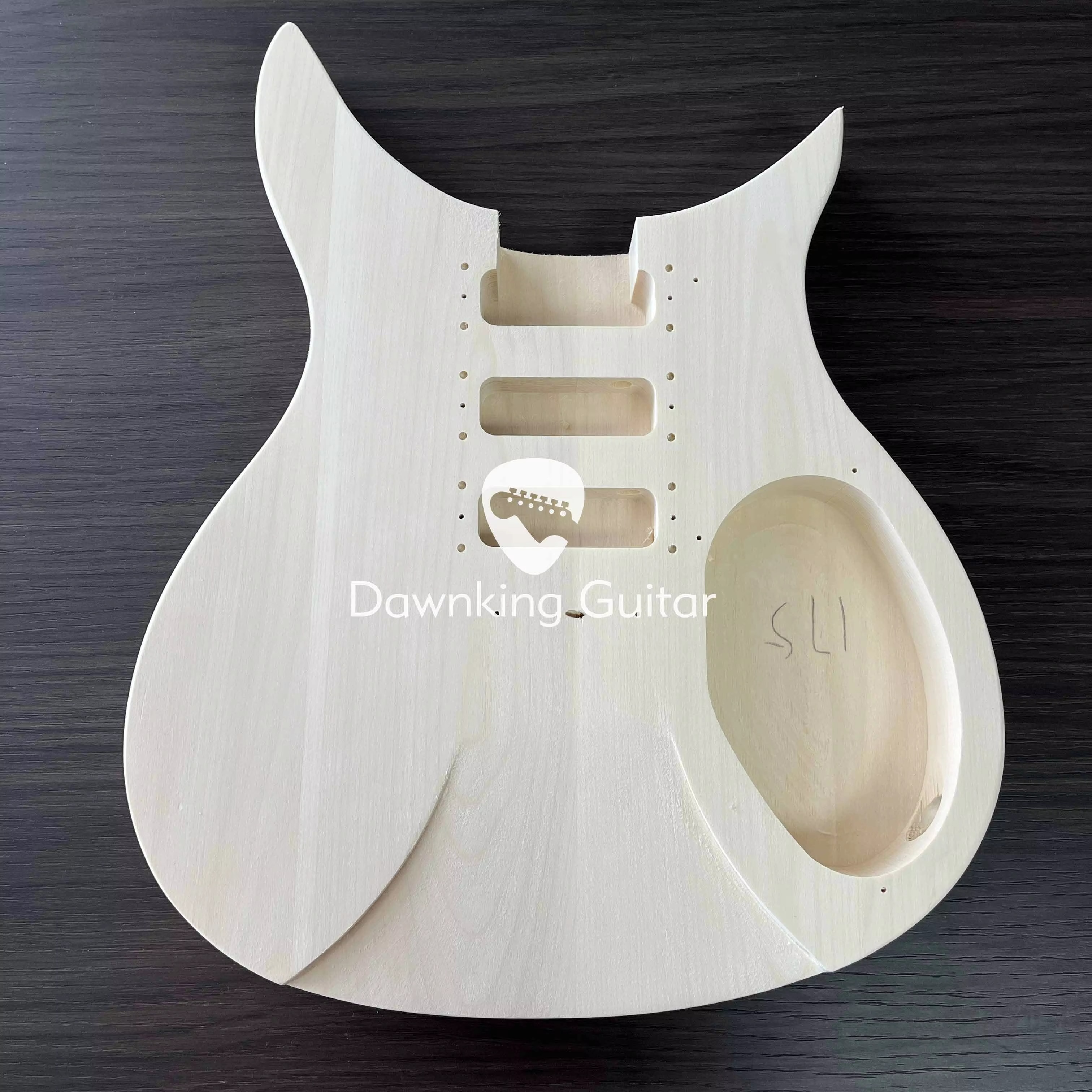 325 Style DIY Electric Guitar Kit Basswood Body Maple Neck Rosewood Fingerboard Free Shipping