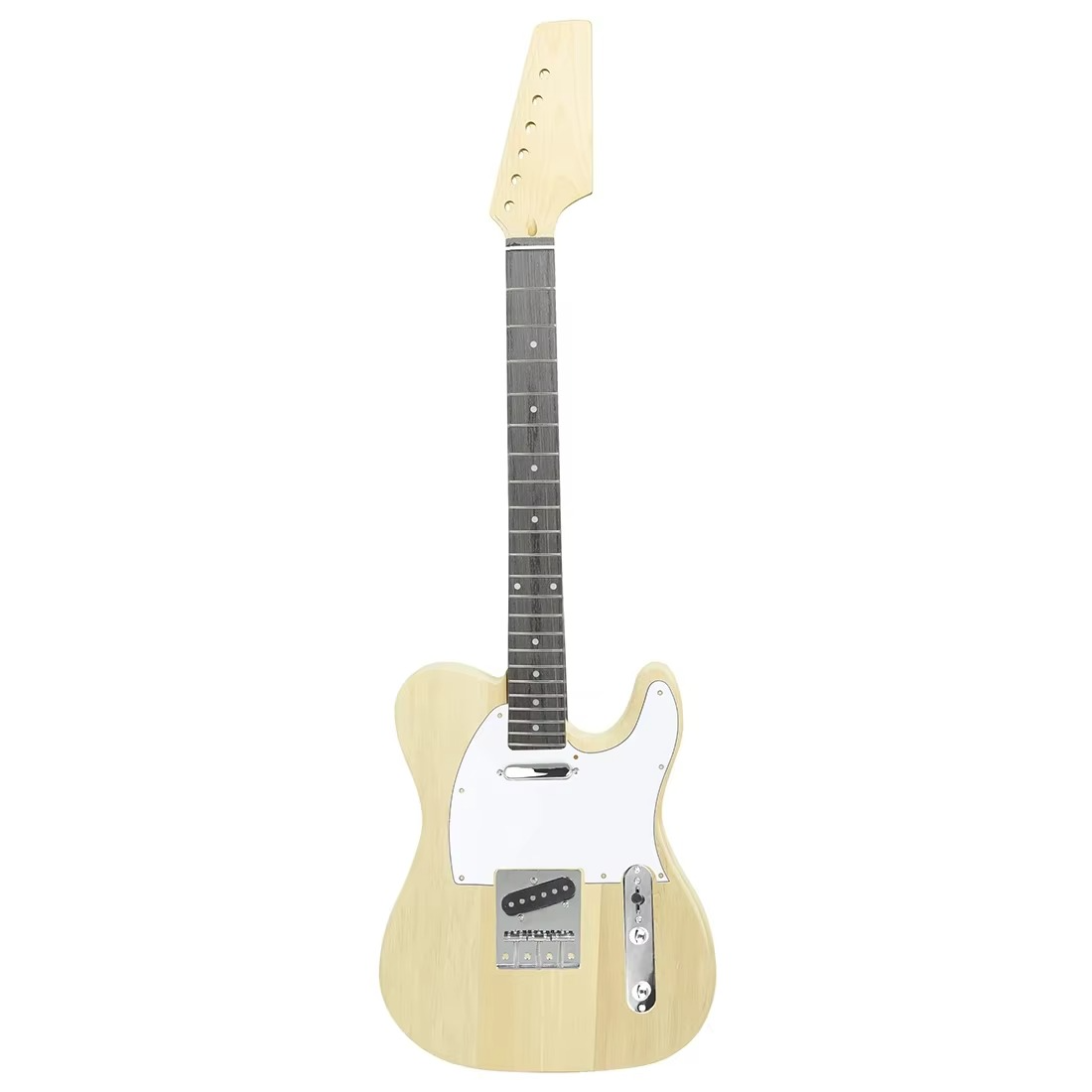 DIY Electric Guitar Assembled Kit Set 6 Strings 22 Frets Maple Wood Guitar Electric Guitar Hand-assembled Parts Accessory Set