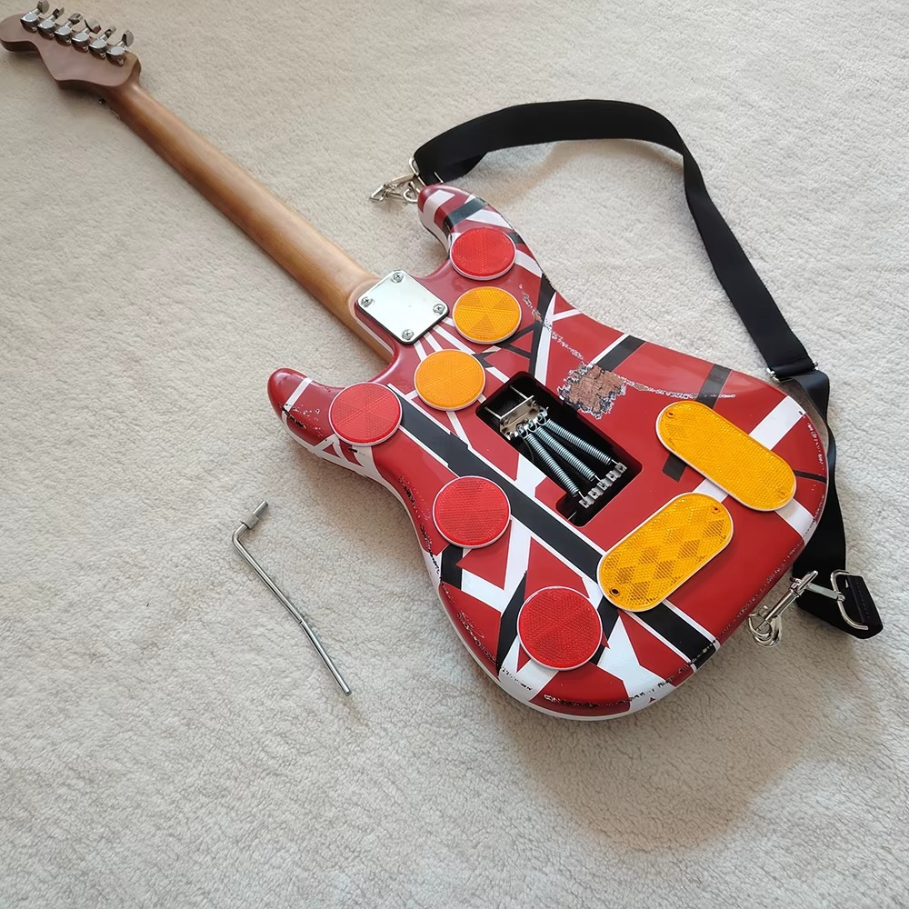 Eddie Edward Van Halen, carbon baked maple guitar head, commemorative guitar, in stock, shipping quickly,Preferred Gift