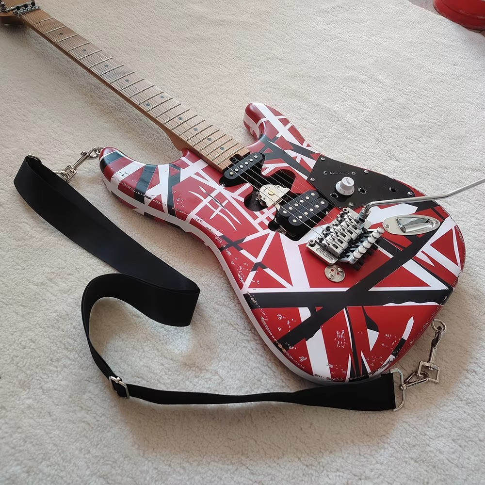 Eddie Edward Van Halen, carbon baked maple guitar head, commemorative guitar, in stock, shipping quickly,Preferred Gift