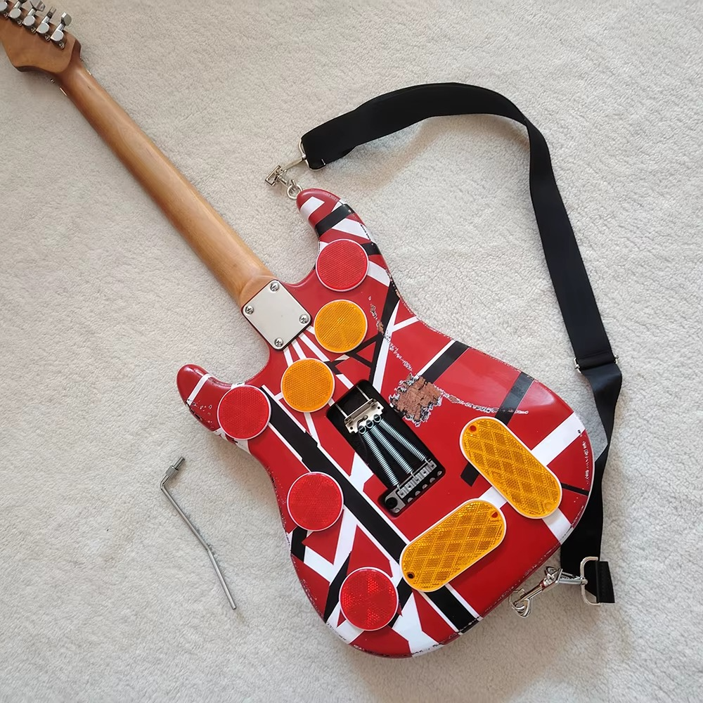Eddie Edward Van Halen, carbon baked maple guitar head, commemorative guitar, in stock, shipping quickly,Preferred Gift