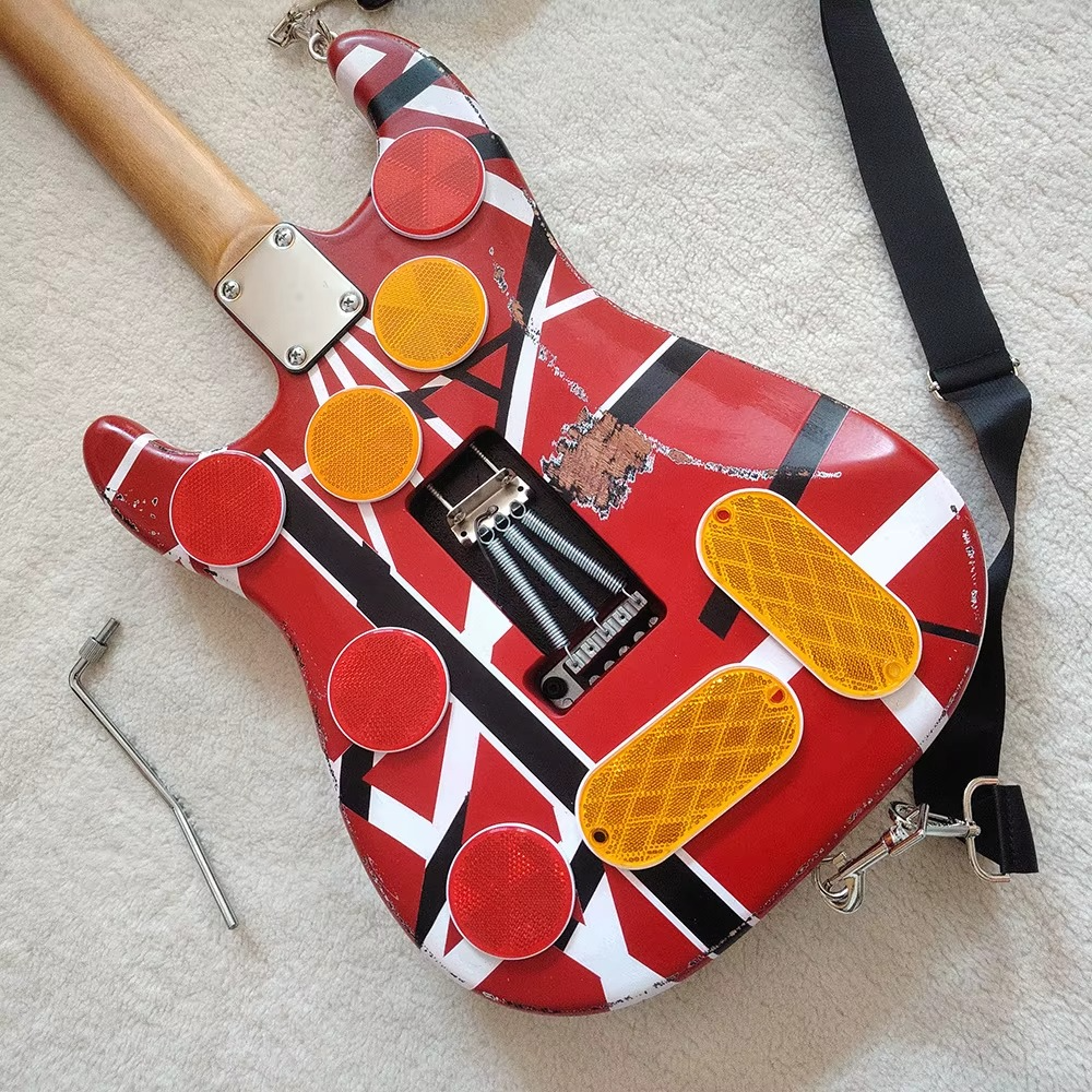 Eddie Edward Van Halen, carbon baked maple guitar head, commemorative guitar, in stock, shipping quickly,Preferred Gift