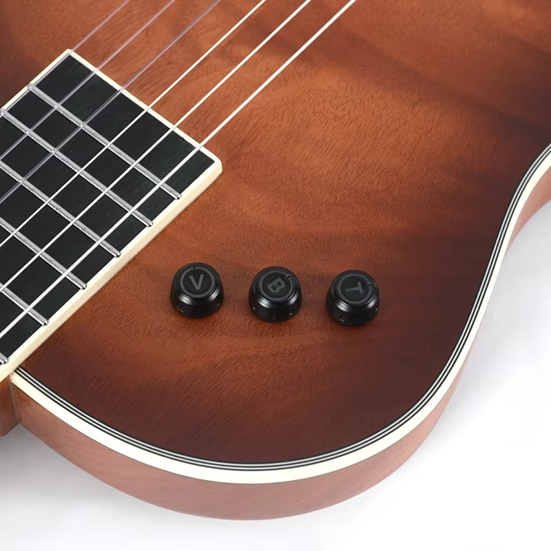 39-inch Classical Wooden Electric Box Guitar Thin Barrel Missing Corners Solid Wood Guitar Professional Performance Instruments