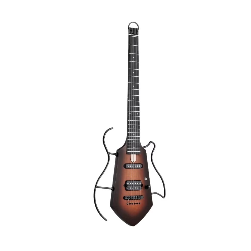 Electric Guitar Portable Detachable High Quality Electric Guitars Professional Headless Guitars Travel Musical Instruments
