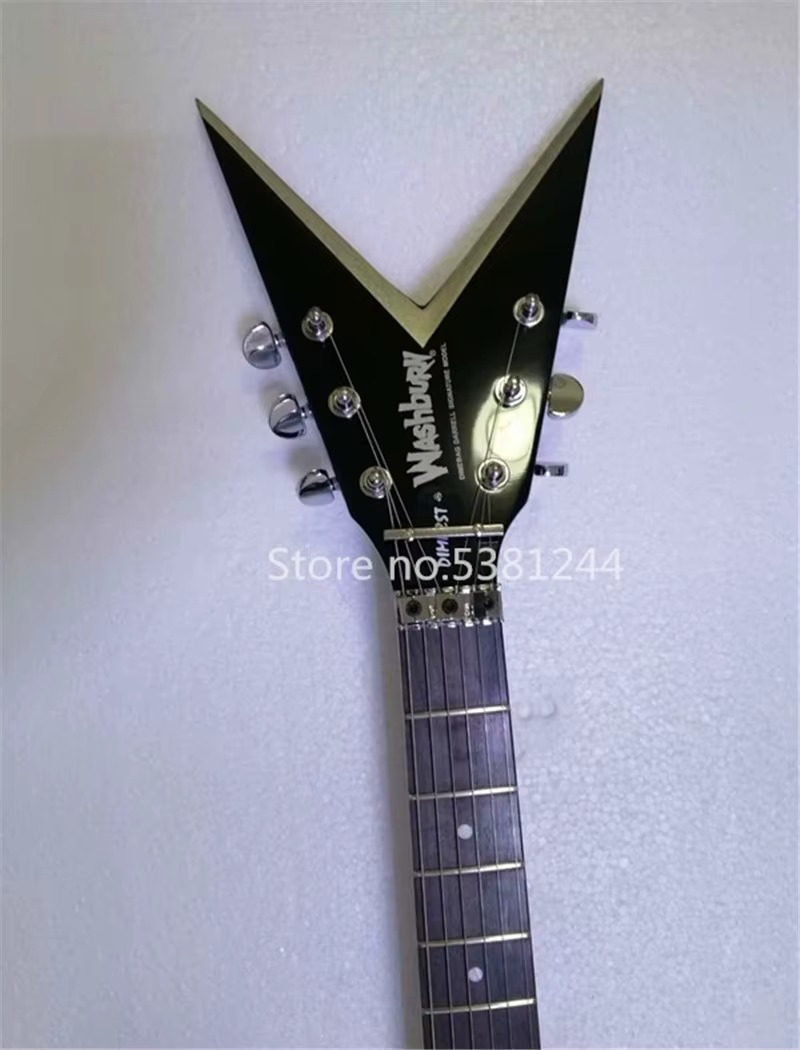 Free transportation, 6-string electric guitar, black paint, silver edge, silver accessories, trill system, customizable