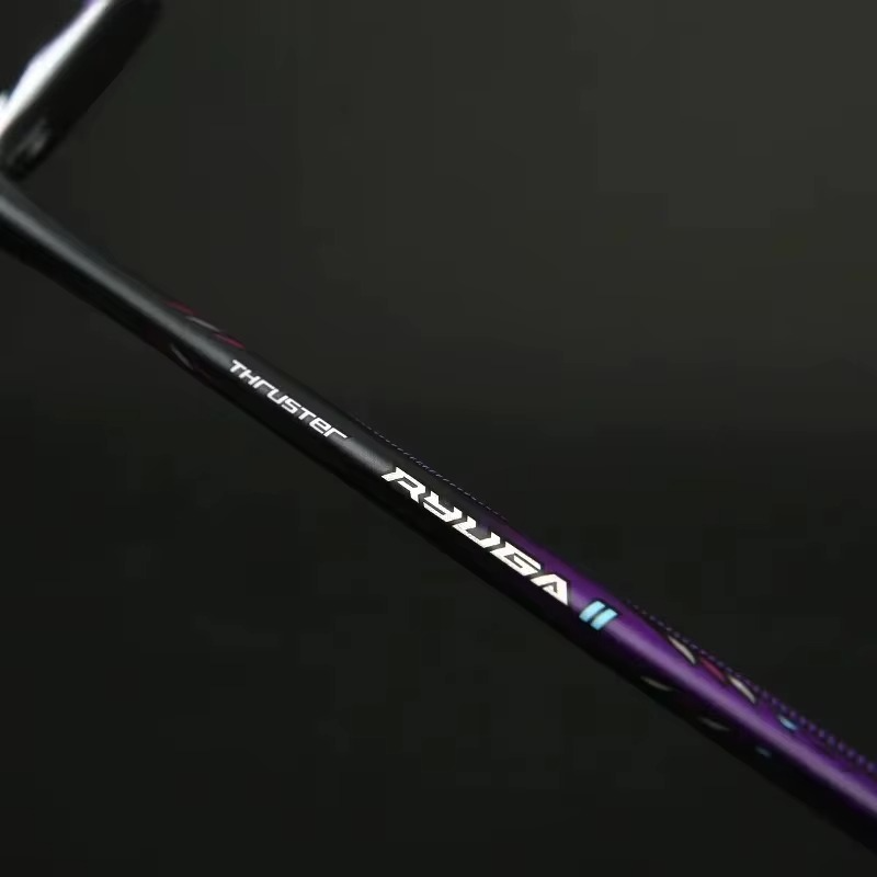 New For Victory Dragon Fang Blade 1st 2nd Generation TK-RYUGA I II Flame Red Dark Purple Offensive Badminton Racket With String