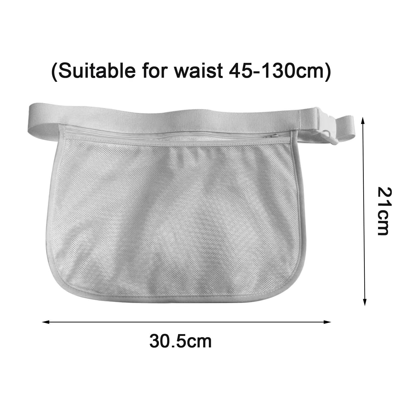 Tennis Ball Holder Carrier Sports Accessory Waist Pocket Outdoor Ball Storage Bag Carrying Bag for Golf Exercise Badminton