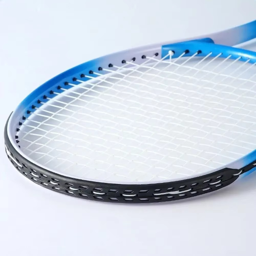 1 Set Single Tennis Racket Set for Kids Shock Absorbing Portable Tennis Trainer Rebound Lightweight Sports Game Outdoor Toys