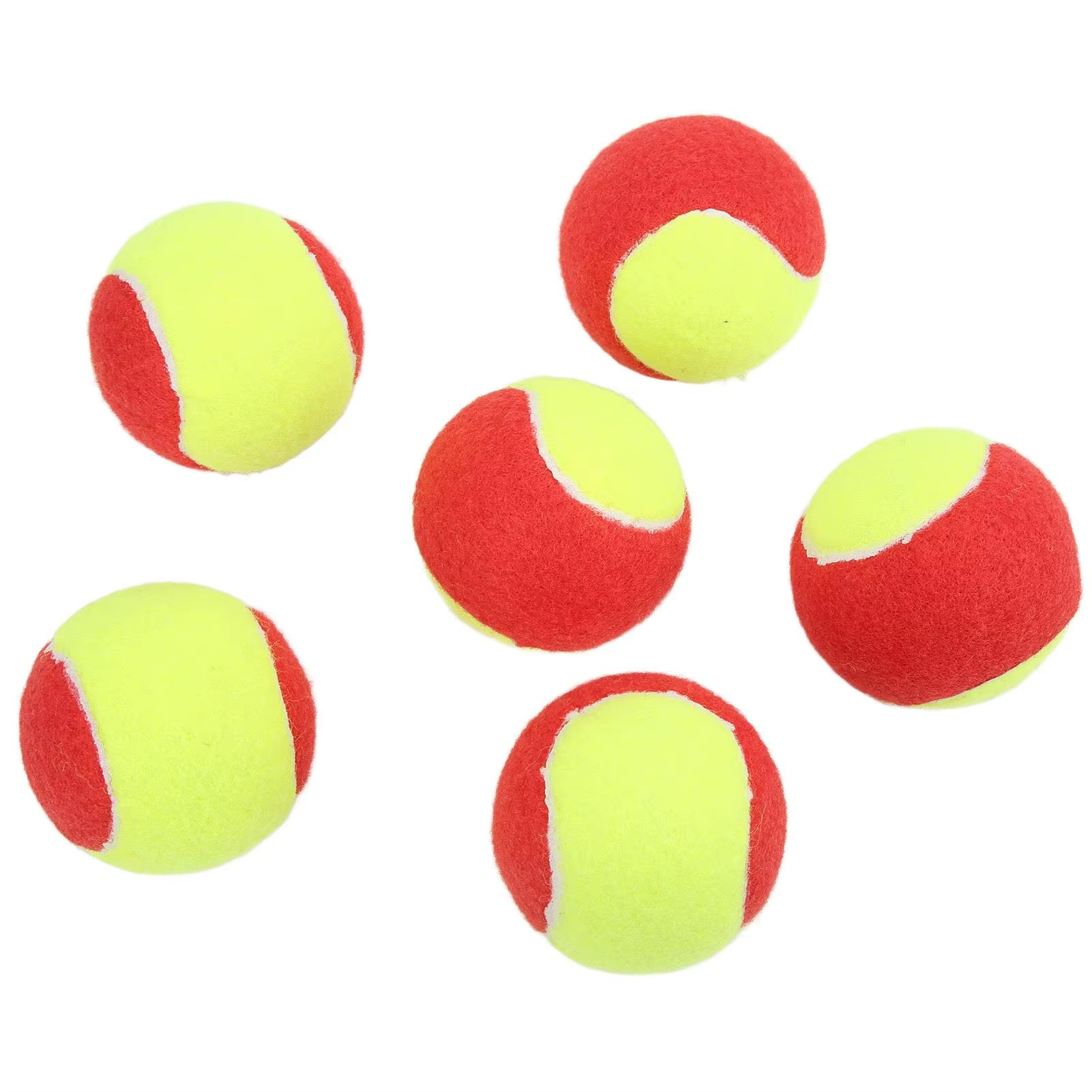 Kids Soft Elastic Tennis Balls Premium Pressureless Plush for outdoor for training for practice