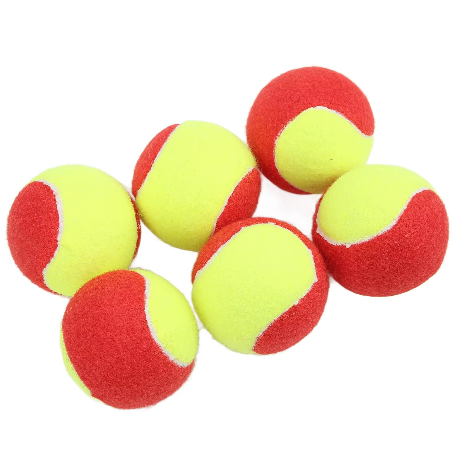 Kids Soft Elastic Tennis Balls Premium Pressureless Plush for outdoor for training for practice