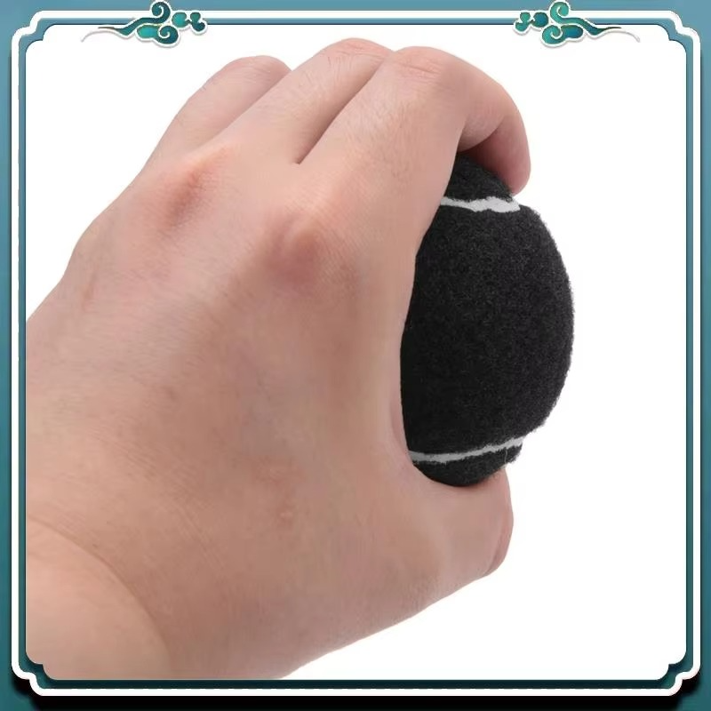 Reliable 24Pcs Pack Tennis Balls Wear-Resistant Elastic Training Balls 66Mm Ladies Beginners Practice Tennis Ball,Black