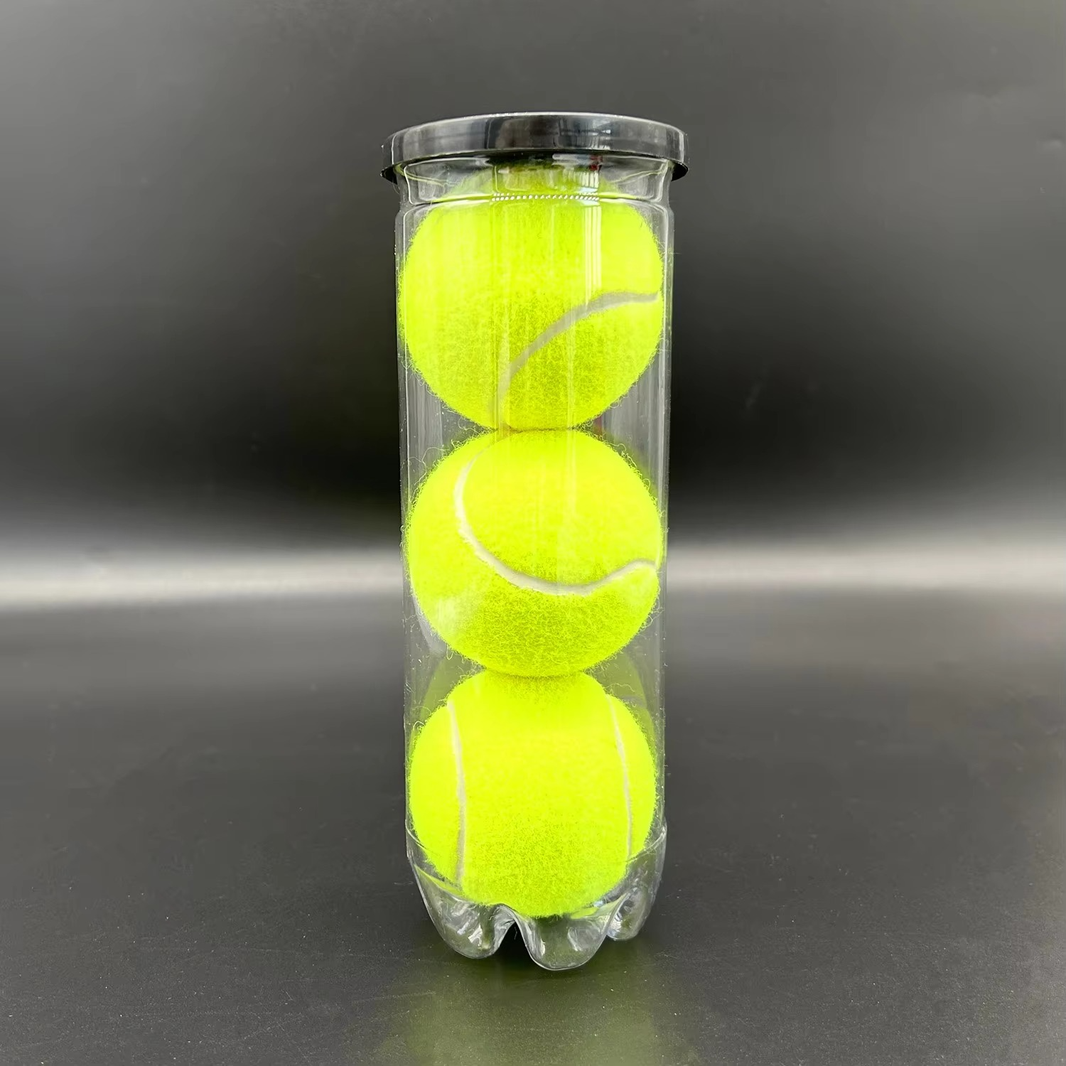 Wholesale High Elastic Chemical Fiber Tennis Balls Customized Logo Professional Rubber Tennis Padel Ball for Training
