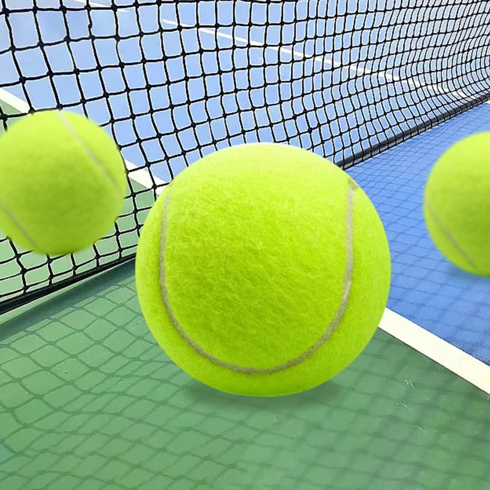 10PCS High Elasticity Tennis Professional Tennis Training Game Ball Practice Tennis Ball Outdoor Dogs Bite 67mm Tennis Balls