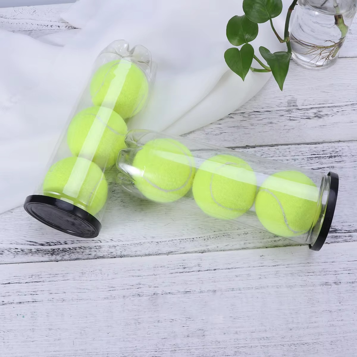 6pcs Tennis Balls Can Practice Tennis Balls Championship Regular Duty Tennis Ball Pet Dogs Tennis Balls (Yellow)
