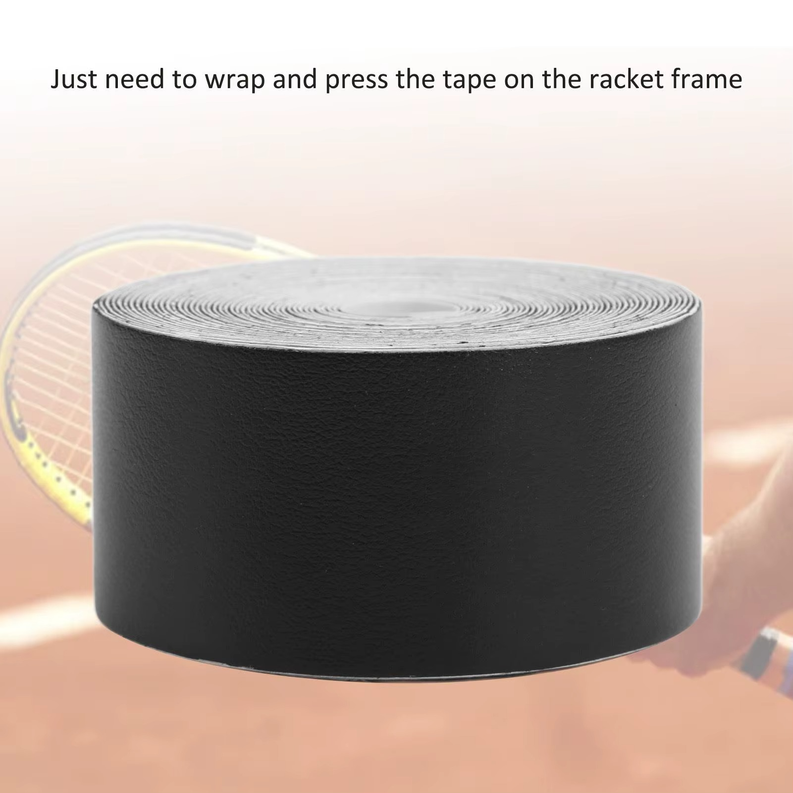 Tennis Racket Head Guard Tape - 5m PU Protection for squash Racquets