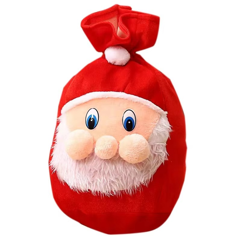 Funny Santa Claus Gift Bag Christmas Cosplay Props Christmas Ornament Backpack Merry Christmas Decor 2025 Happy New Year 2026