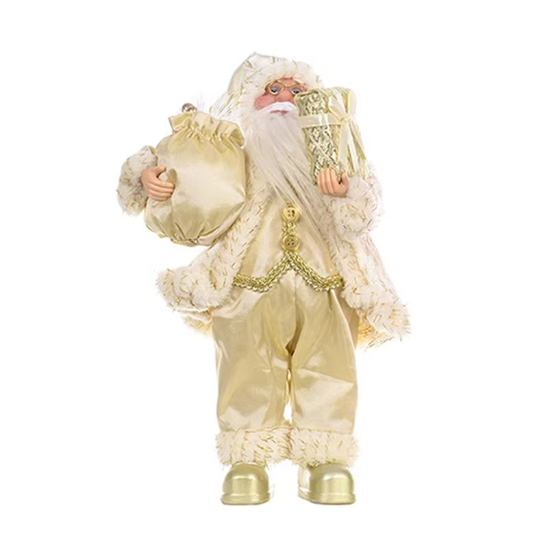 Merry Christmas Decorations For Home Santa Claus Chef Doll Christmas Tree Ornaments Navidad Natal Gifts New Year Plush Figurines