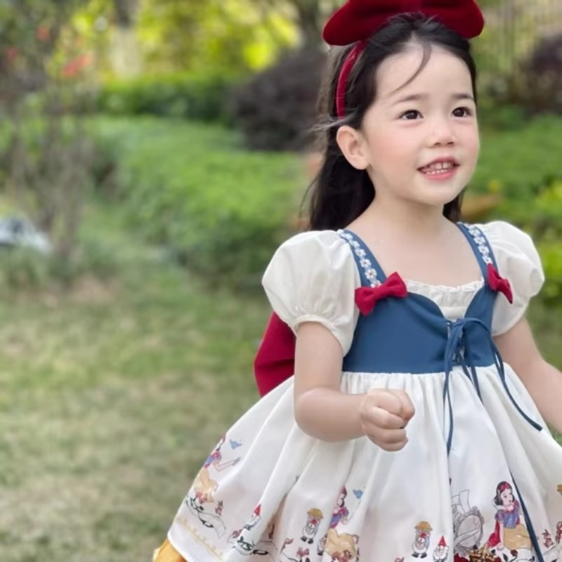 Snow White Boutique Tutu Dress New Girls Lolita Court Dress Children's Baby Christmas Princess Dress Up