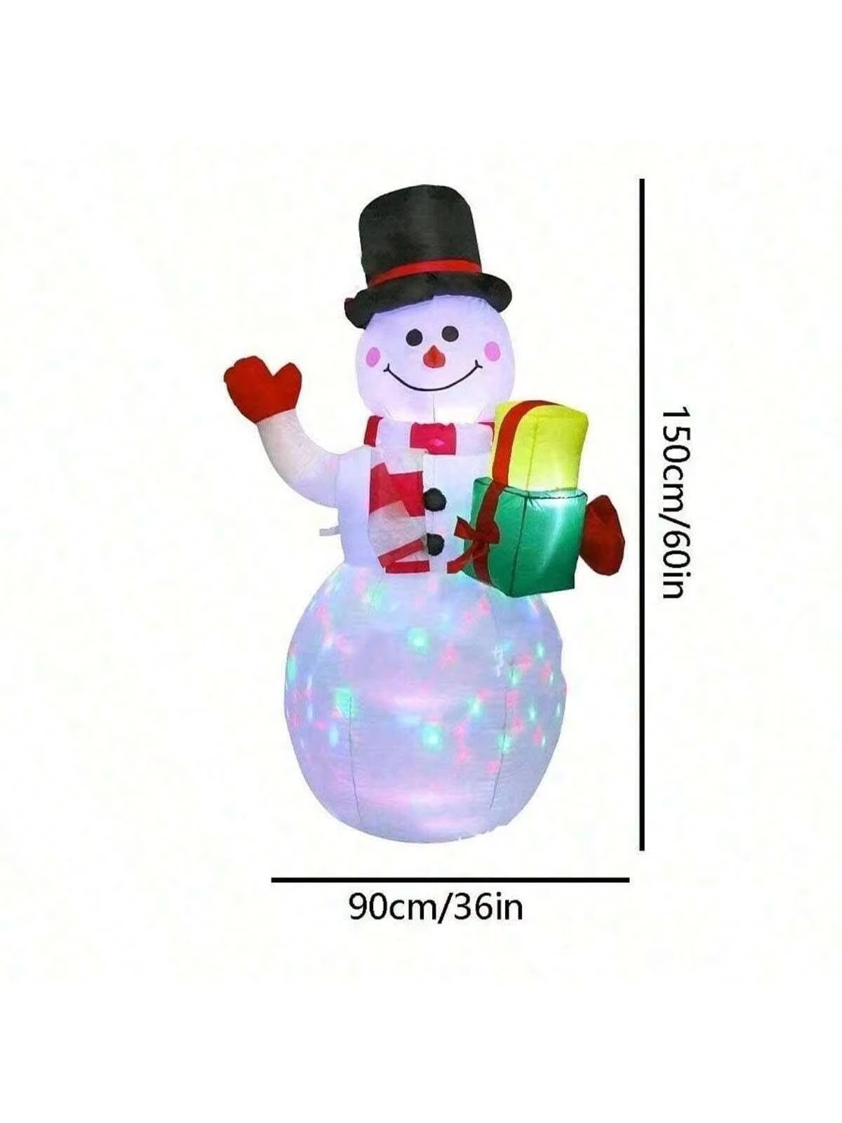 1pc USB Plug Christmas Inflatable Decoration Inflatable Model Outdoor Ornament Party Garden Decor Holiday DIY Decorations