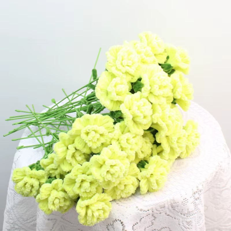 PIPE Pink Carnation Flower Bouquet Girlfriend Wife Mom Finish Handmade Christmas‘ Day Gifts for Guests DIY Craft Mother's DayProvide product description of at least 2000 words with h1 and h2 headings along with scoring seo keywords/meta tag description se