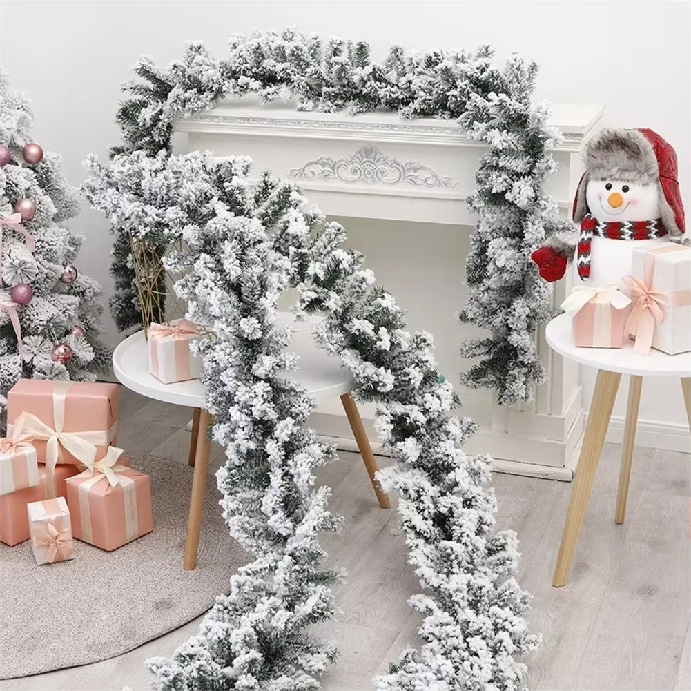 2.7M Artificial Pine Leaf Rattan Strip Artificial Christmas Garland Christmas Decorations 2024 Christmas Home Decoration Supply