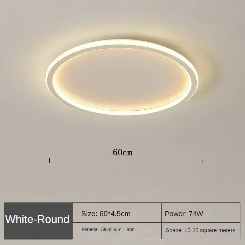 LED Ceiling Chandelier Nordic Simple Round Ceiling Lights Living Dining Room Bedroom Corridor Home Indoor Nordic Lamps Lighting