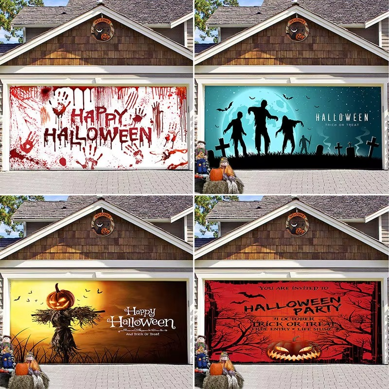 Halloween Garage Door Covers