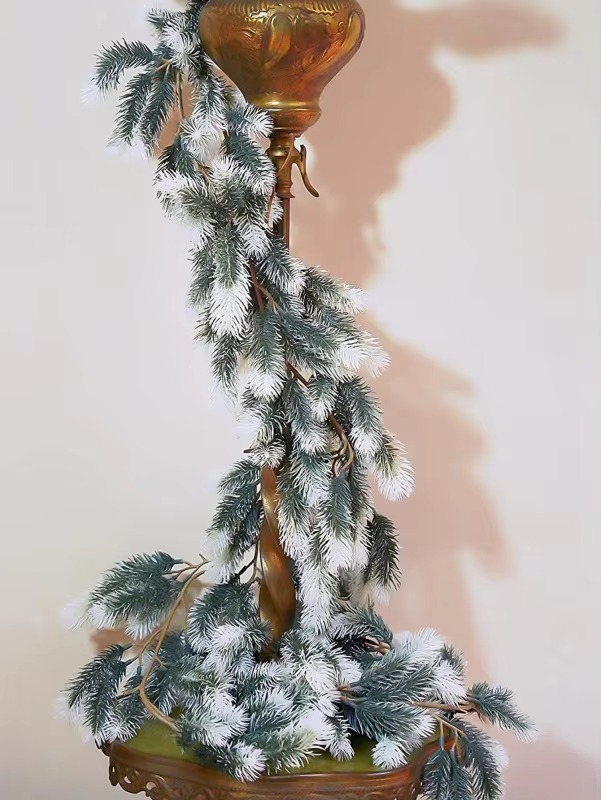 1Pc Artificial Green Plants Christmas Tree Garland Home Party Decorative Outdoor Yard Pine Tree Rattan Hanging Hot Sale Products