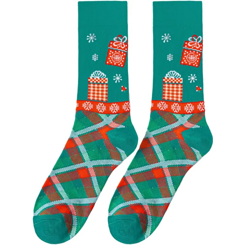 6 Pairs New Winter Women Christmas Socks Santa Claus Socks Elk Tide Women Sock Christmas Tree Gift Happy New Year Funny Socks