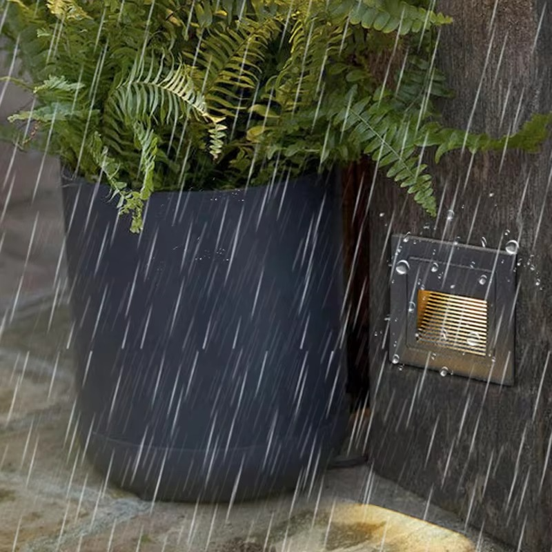 QLTEG led wall lamp 3W IP65 LED Stair Light Step Light Recessed buried lamp outdoor Waterproof Staircase Step lights AC85-265V