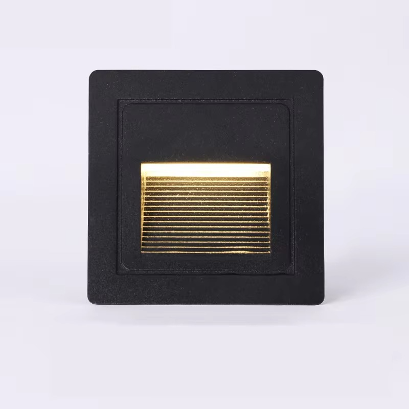 QLTEG led wall lamp 3W IP65 LED Stair Light Step Light Recessed buried lamp outdoor Waterproof Staircase Step lights AC85-265V