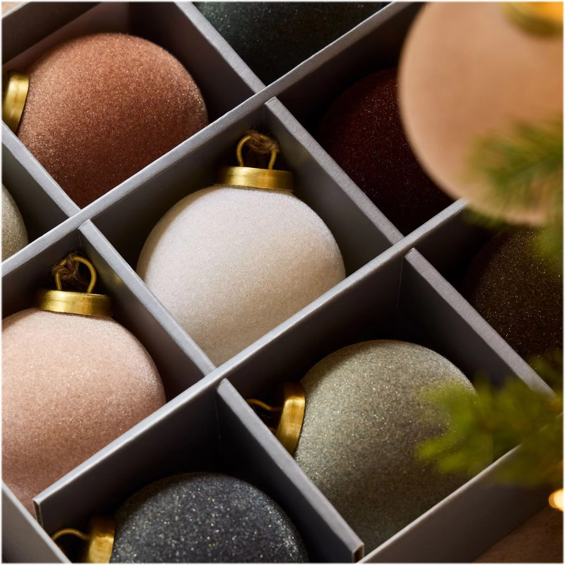 2025 New 8cm Plush Ball Velvet Christmas Ball Set Christmas Decorations Plush Ball Christmas Tree Decorative Pendant Gift