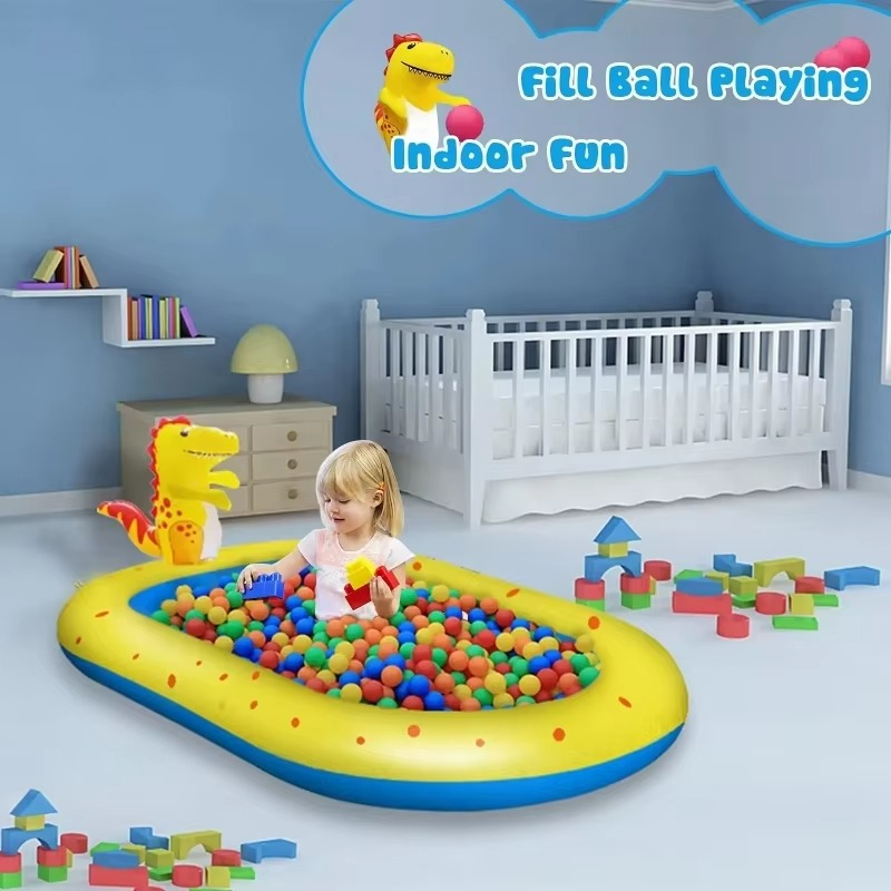 Children Swimming Pool Inflatable Spray Water Play Pool Toys Dinosaur Sprinkler Games Kids Summer Outdoor Pool Garden Water Toys