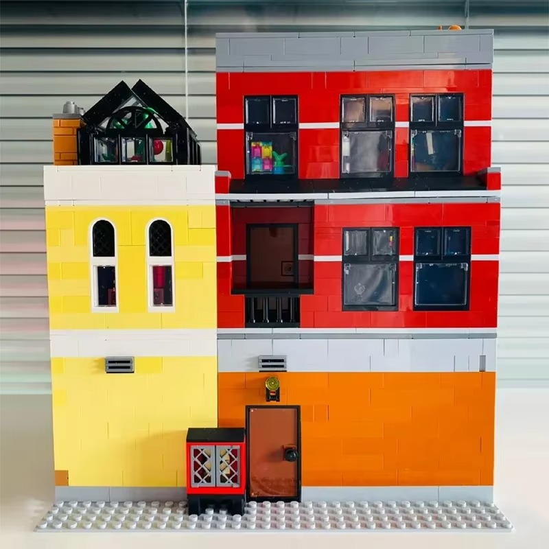 2899 Jazz Club and Pizza Hut Building Blocks Street View Toys Birthday Christmas Gifts