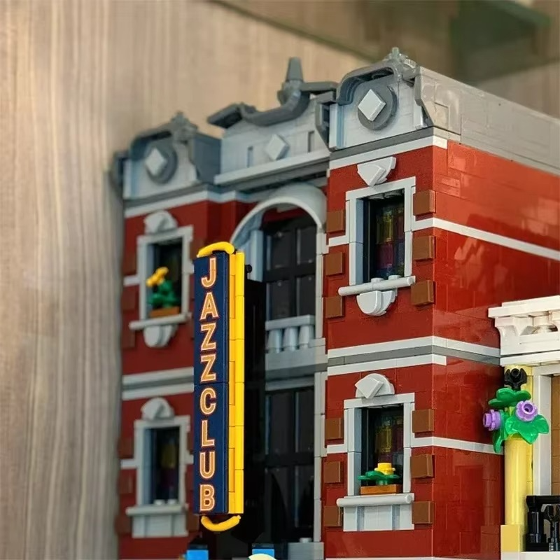 2899 Jazz Club and Pizza Hut Building Blocks Street View Toys Birthday Christmas Gifts