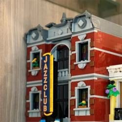 2899 Jazz Club and Pizza Hut Building Blocks Street View Toys Birthday Christmas Gifts