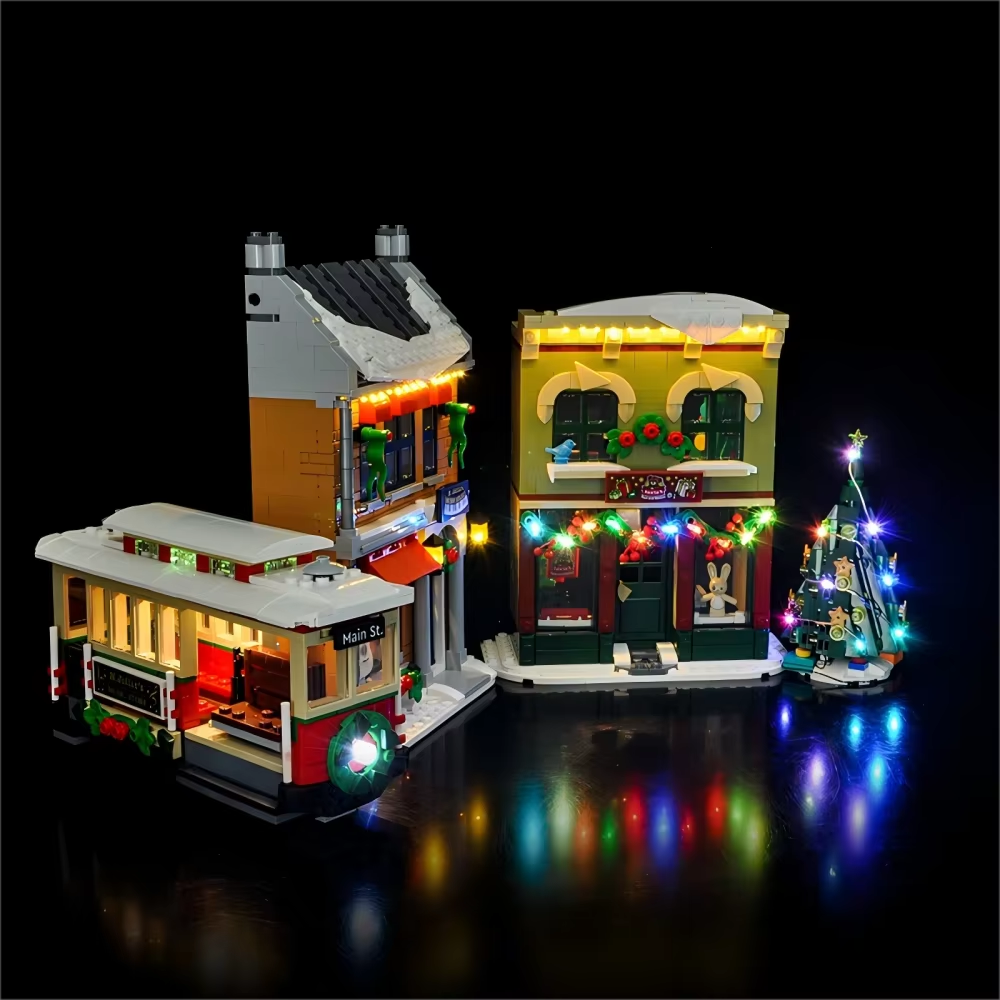 LYBMTWF LED Lighting Kit Compatible with Lego 10308 Holiday Main Street Christmas Model(NOT Include The Model Bricks)