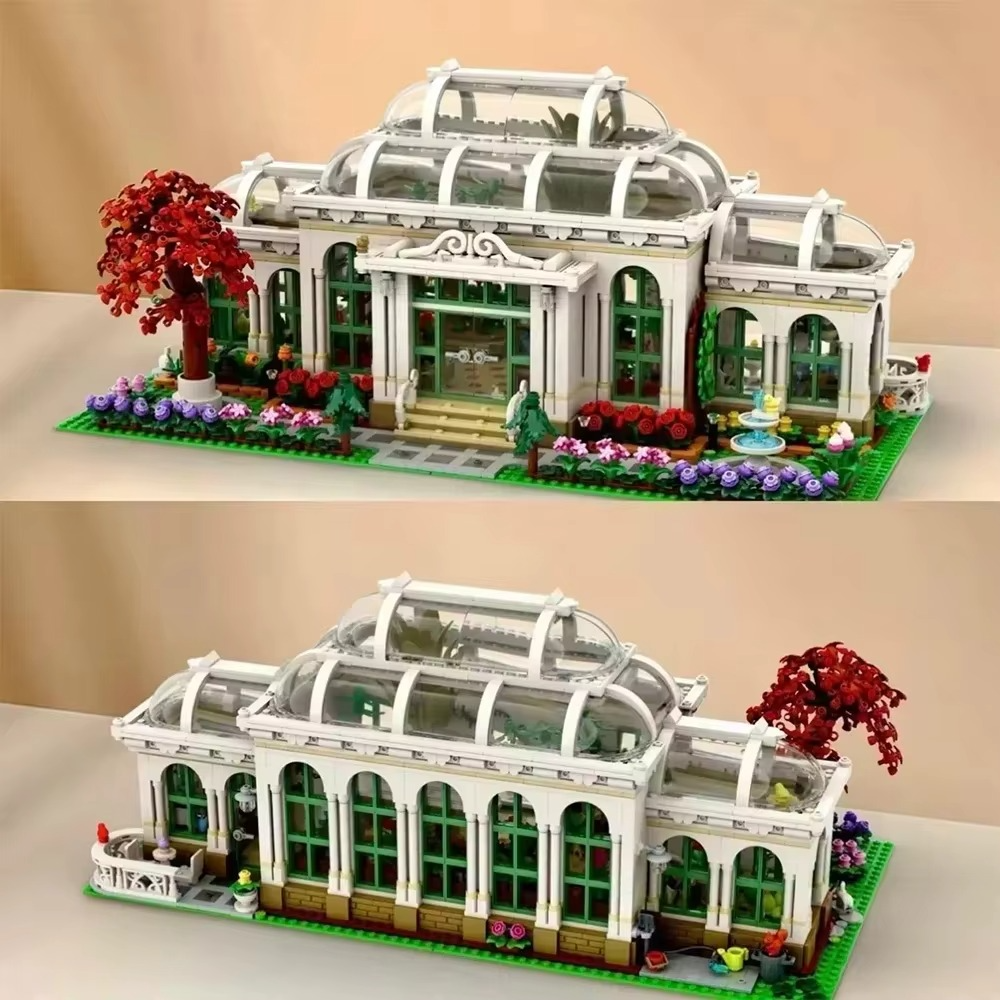 2025 new botanical garden model street view building blocks DIY assembly toys for boys and girls Adult Christmas gifts