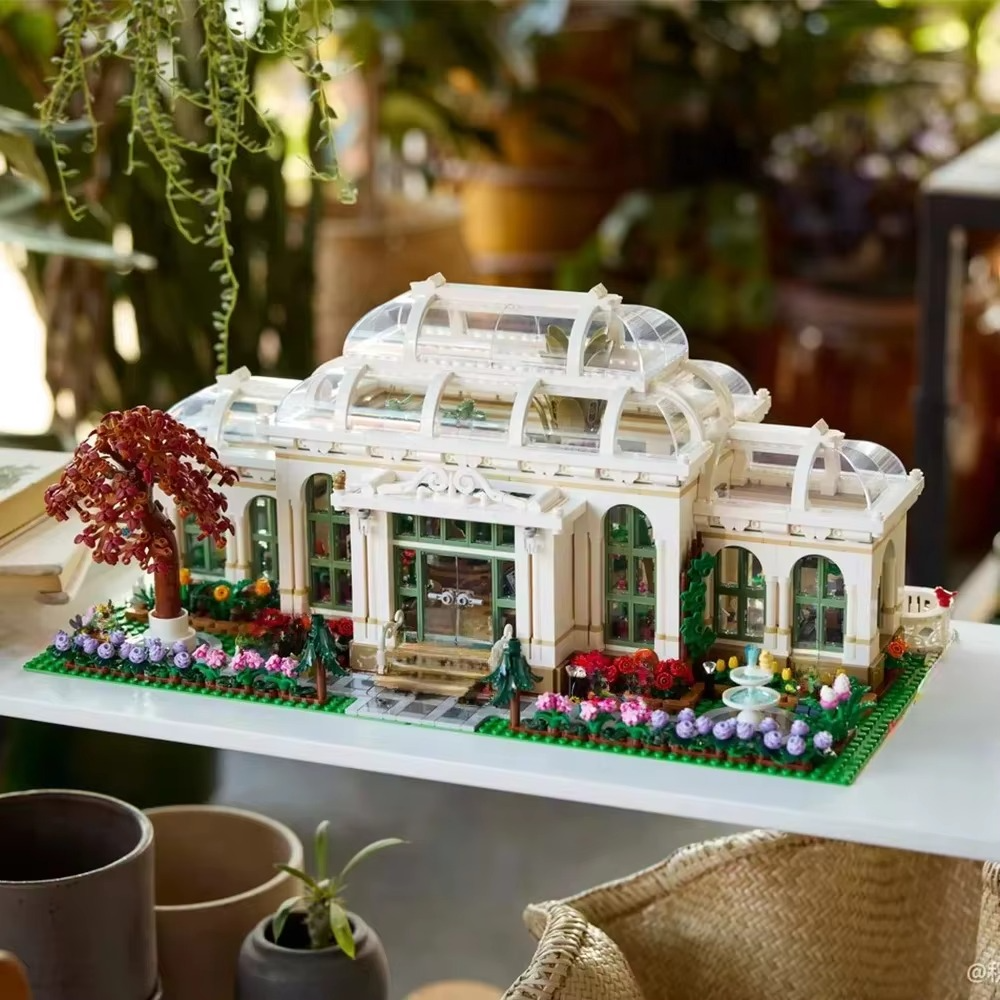 2025 new botanical garden model street view building blocks DIY assembly toys for boys and girls Adult Christmas gifts