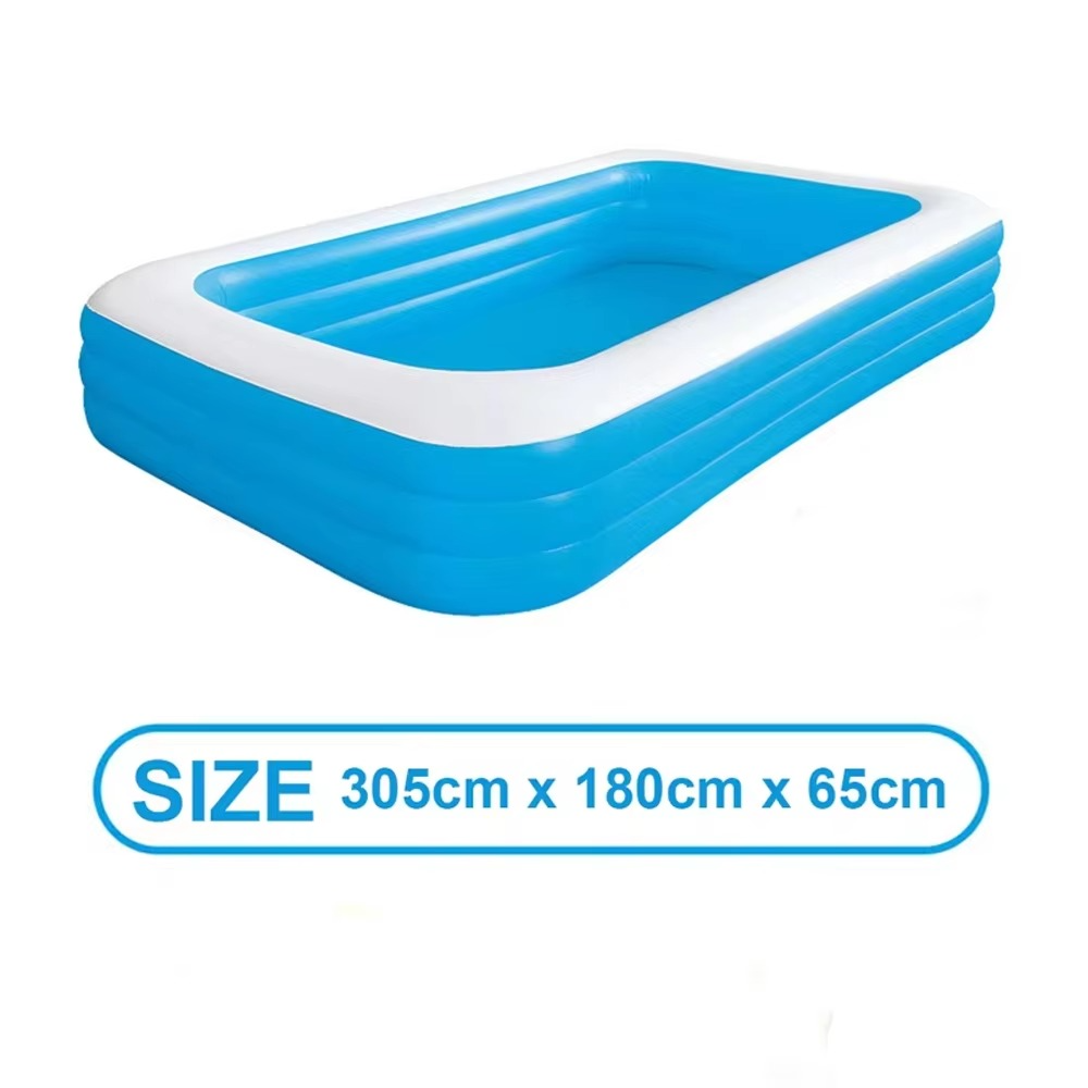 Inflatable Pool 3M 2M 2.6M large family Swimming pools Removable Garden Backyard Outdoor Games Water Party Toy kids Adults baby