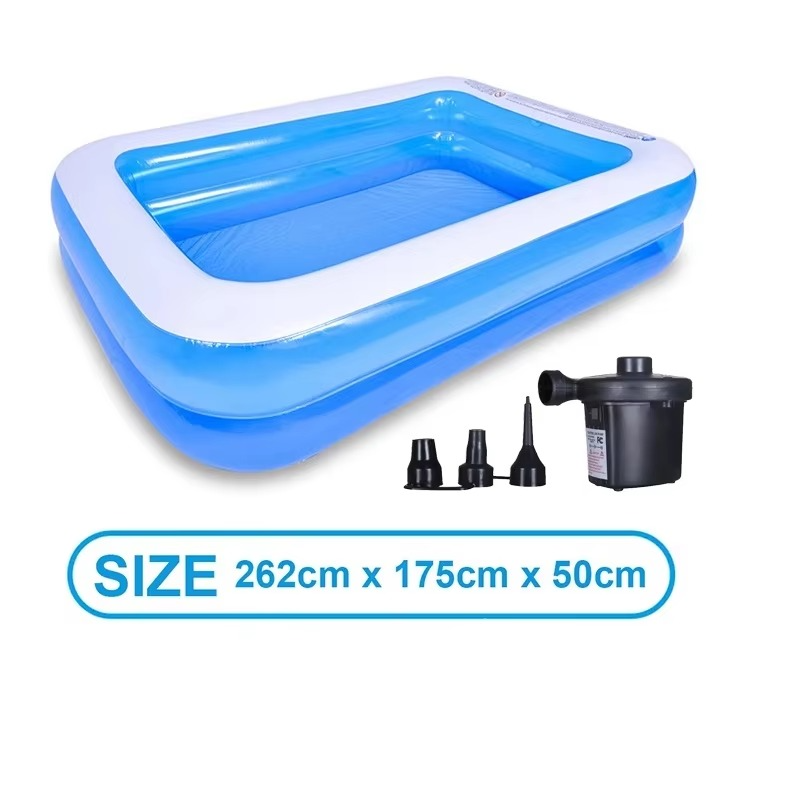 Inflatable Pool 3M 2M 2.6M large family Swimming pools Removable Garden Backyard Outdoor Games Water Party Toy kids Adults baby