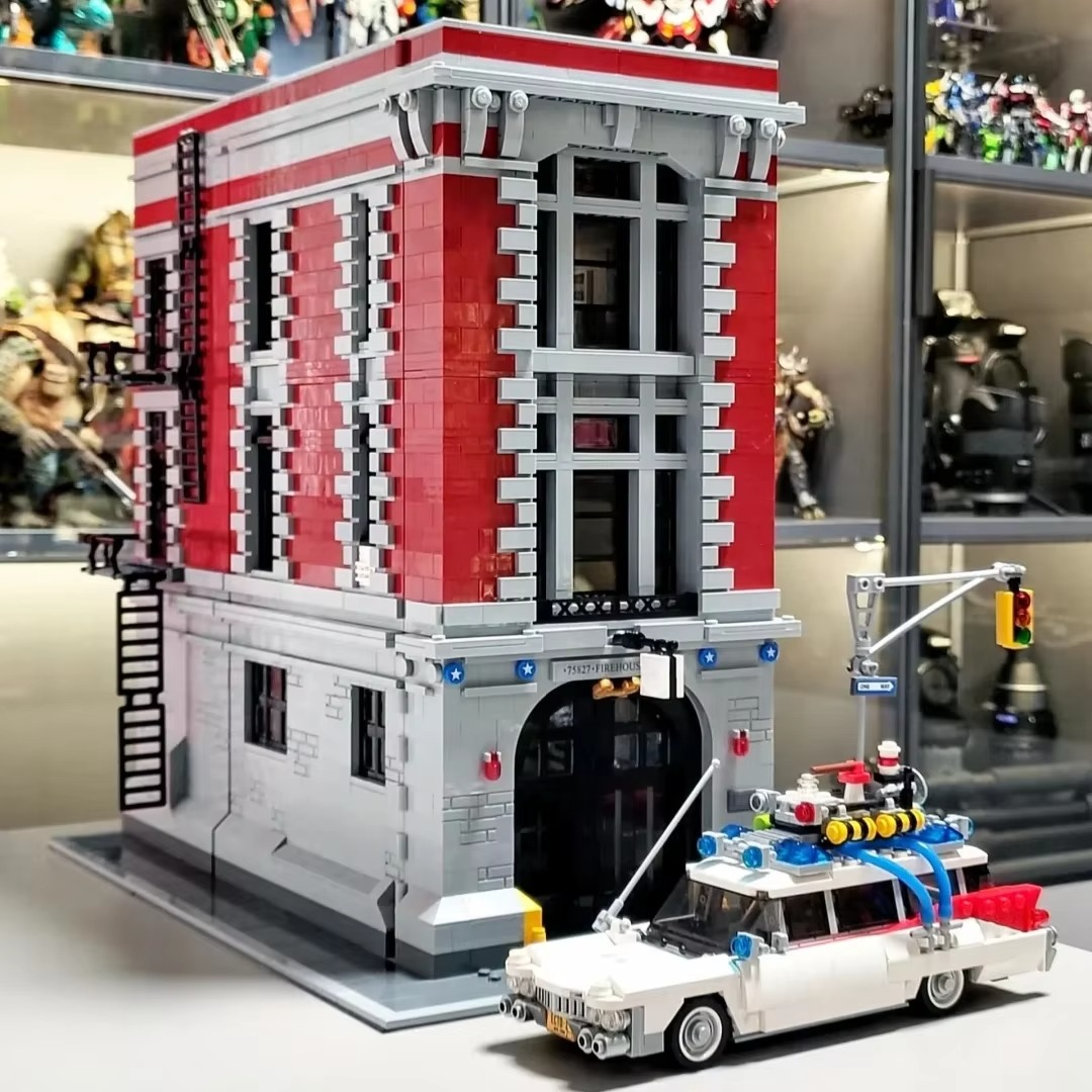 Firehouse Headquarters Building Blocks Sets Compatible With Legoed Particles Suitable For Christmas Gifts 75827