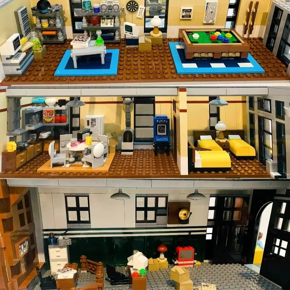 Firehouse Headquarters Building Blocks Sets Compatible With Legoed Particles Suitable For Christmas Gifts 75827