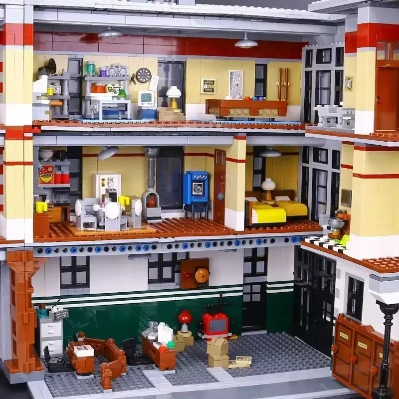 Firehouse Headquarters Building Blocks Sets Compatible With Legoed Particles Suitable For Christmas Gifts 75827