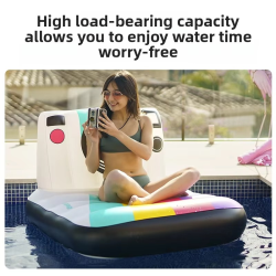 Adult floating raft, swimming ring, inflatable floating mattress, beach play, surfing, beach lounge chair