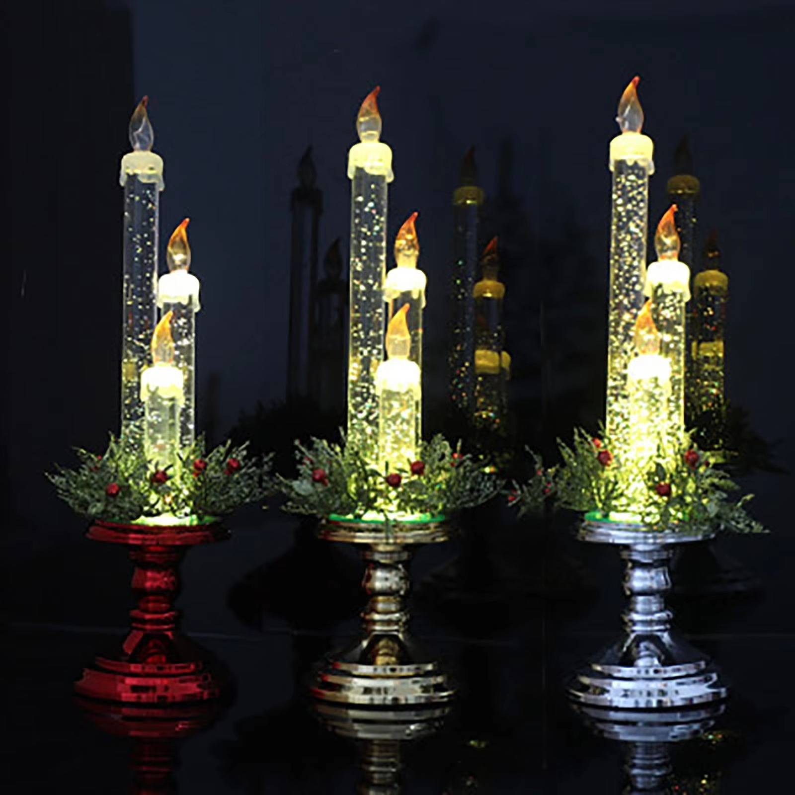 Electronic Light LED Candle For New Year For Party Christmas Valentine's Day 10ml Atmosphere Styling Light Desktop Decoration