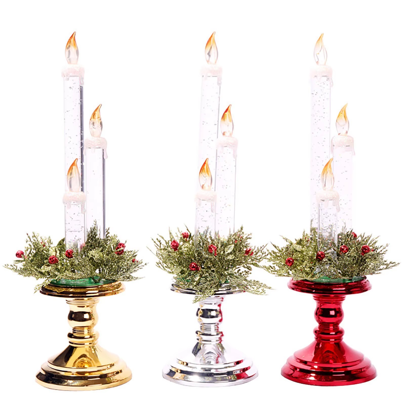 Electronic Light LED Candle For New Year For Party Christmas Valentine's Day 10ml Atmosphere Styling Light Desktop Decoration