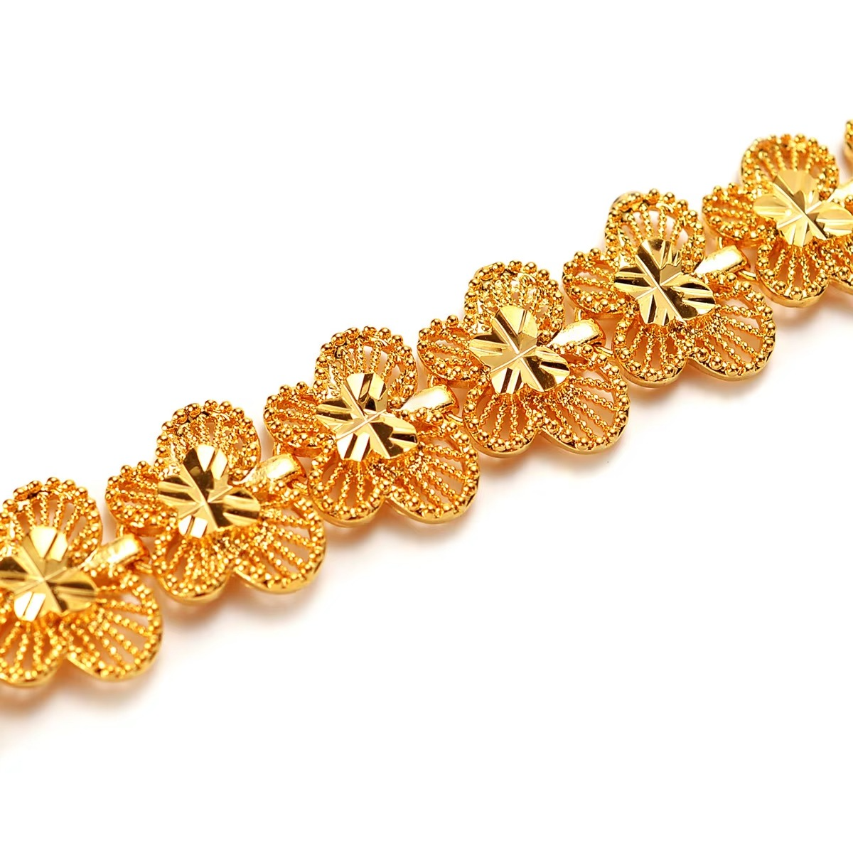 Boutique AU999 Gold Bracelet Women's Jewelry Fashion and Multifunctional 24k Real Gold Butterfly Chain Chain Goddess Hand Jewelr