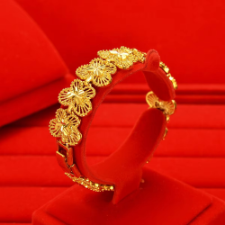 Boutique AU999 Gold Bracelet Women's Jewelry Fashion and Multifunctional 24k Real Gold Butterfly Chain Chain Goddess Hand Jewelr